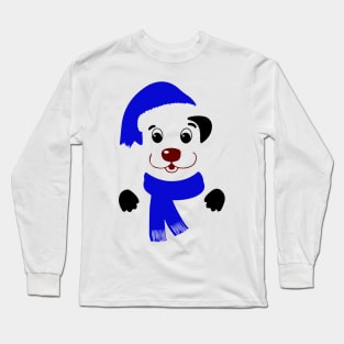 Dog In Santa Attire Long Sleeve T-Shirt